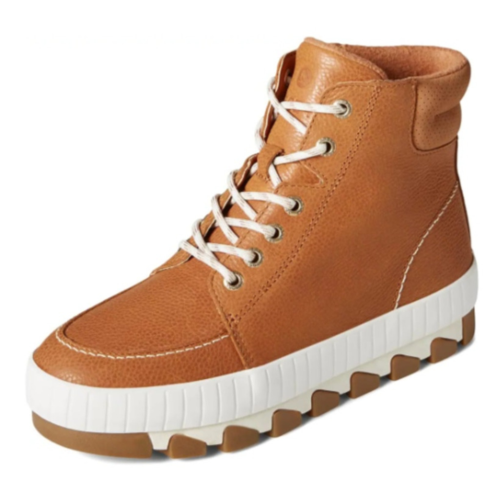 Sperry Womens Torrent Lace-up Ankle Boots Size 8.5 M Tan Leather Waterproof NIB